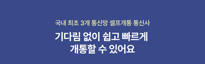 3사 특가 개통